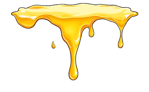 Large dripping honey